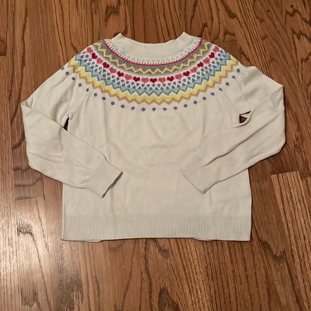 Gap kids fair isle sweater